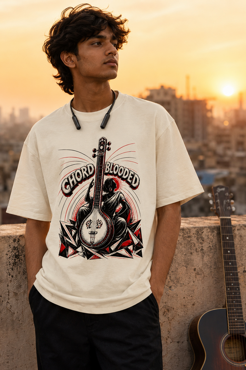 Chord Blooded - Unisex Oversized Classic T-Shirt