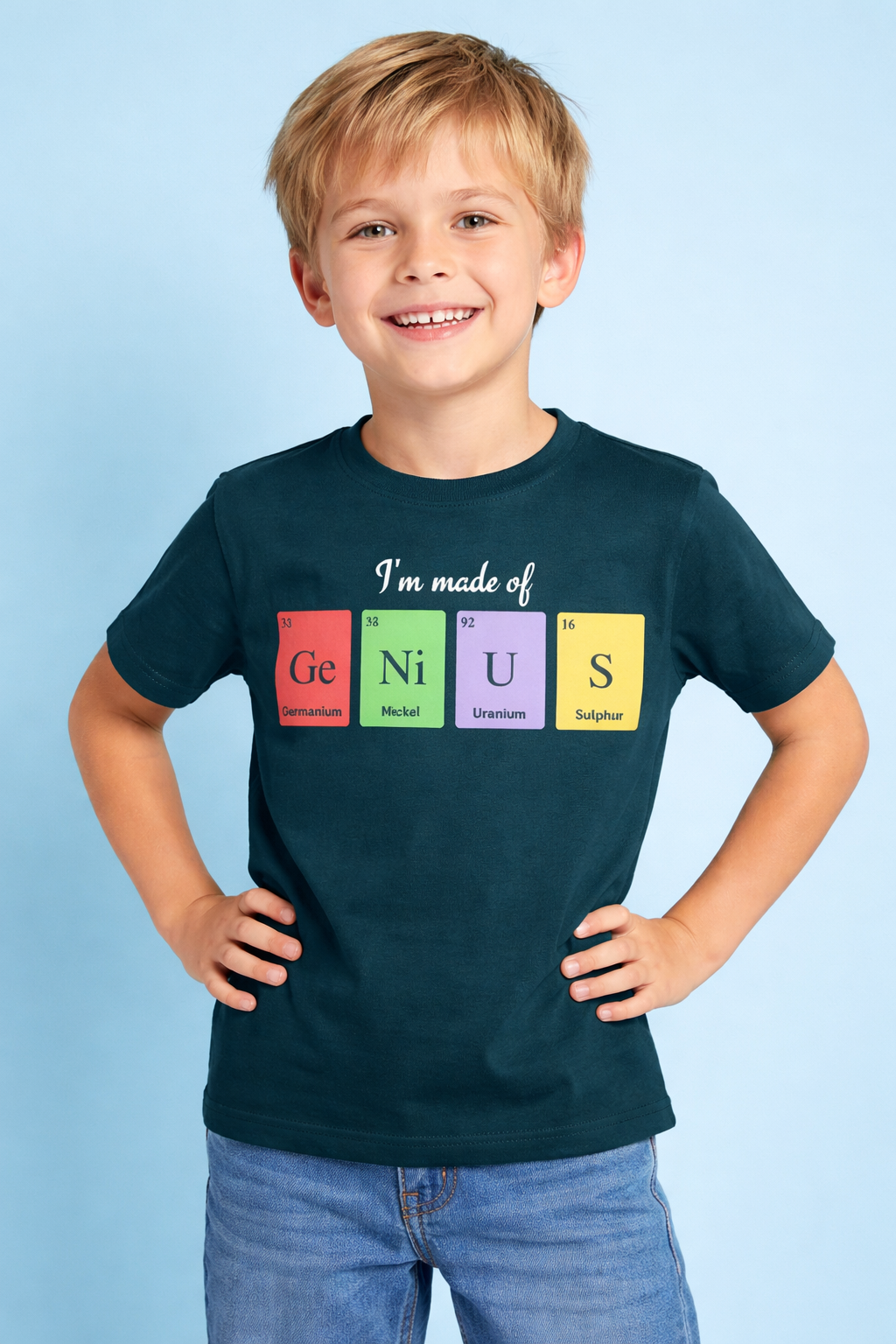 Genius - Boy's Crew Neck T-Shirt