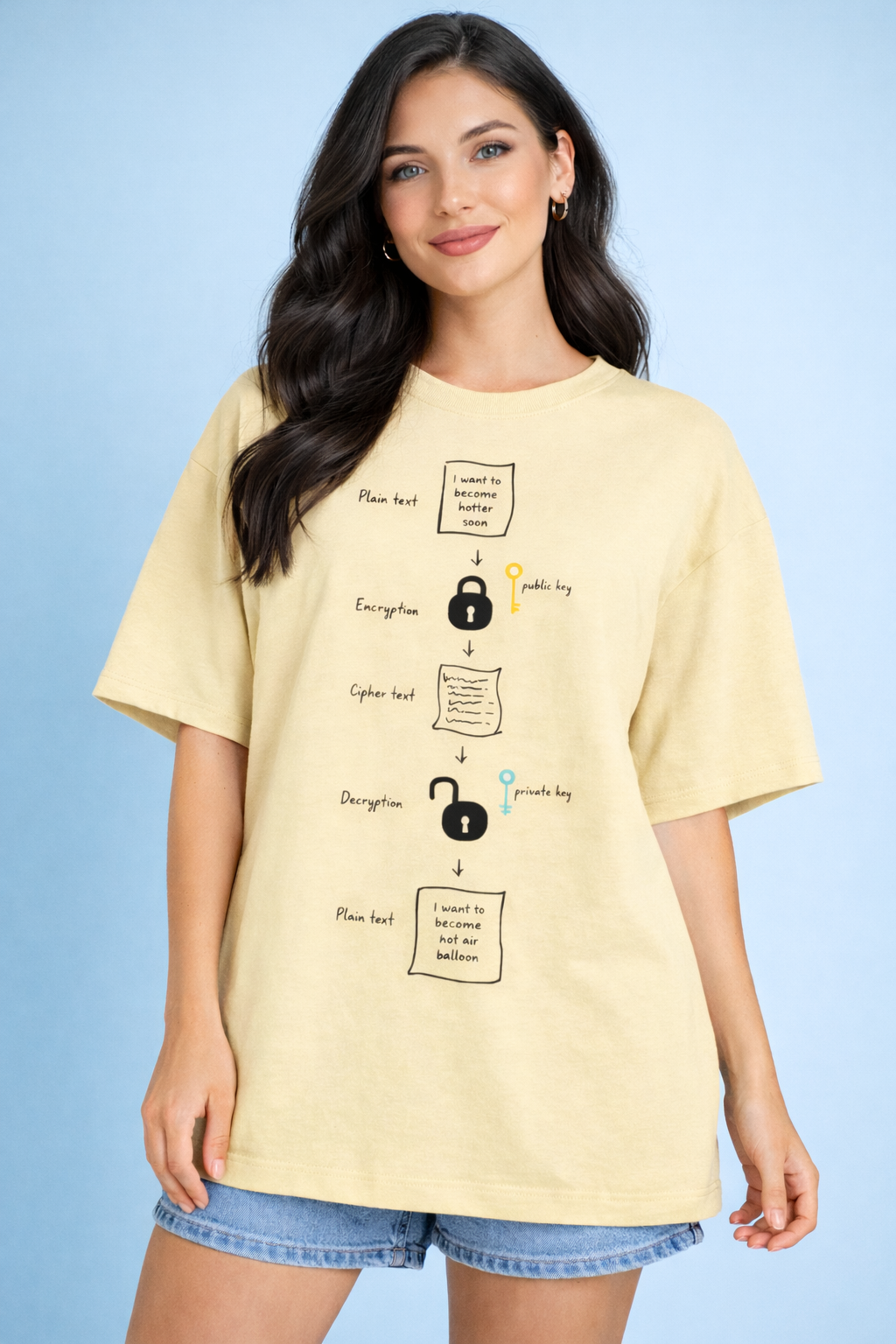 Crypto - Unisex Oversized Standard T-Shirt