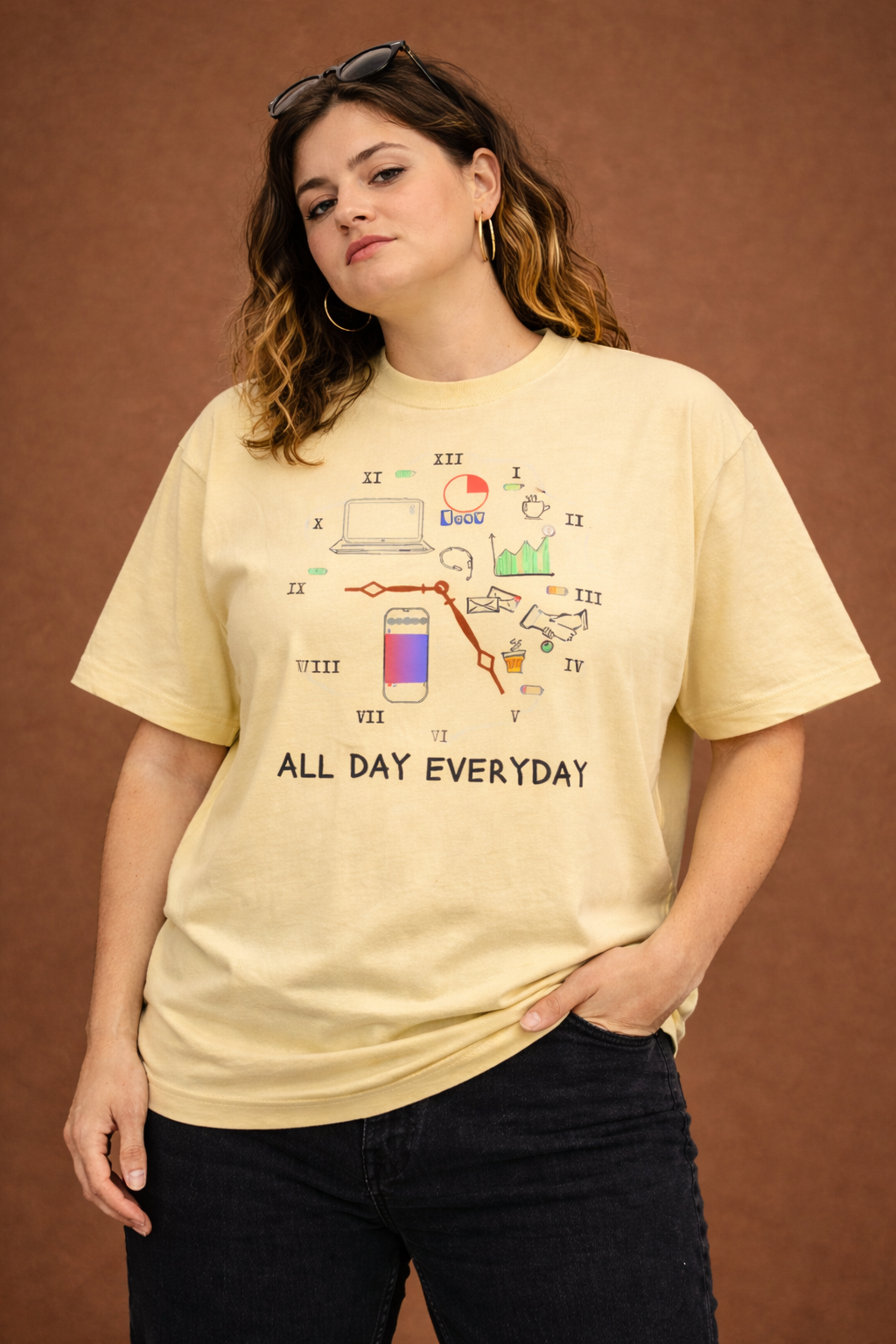 WorkO'Clock - Unisex Oversized Standard T-Shirt